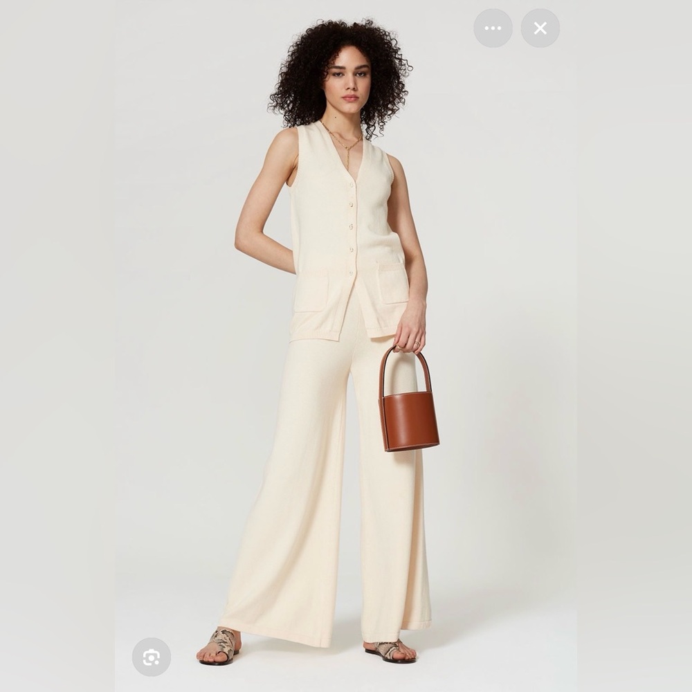 Staud Jo Vest Large Cream
